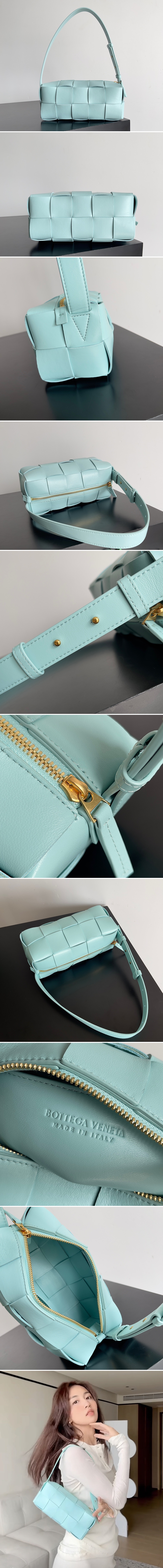 보테가베네타 스몰 브릭 카세트백