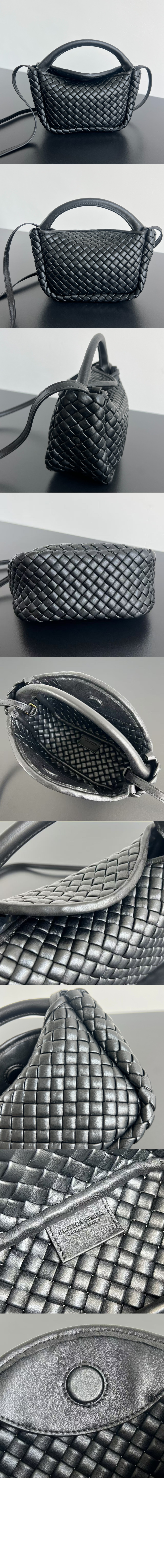 보테가베네타 미니 코블 탑 핸들백 805739