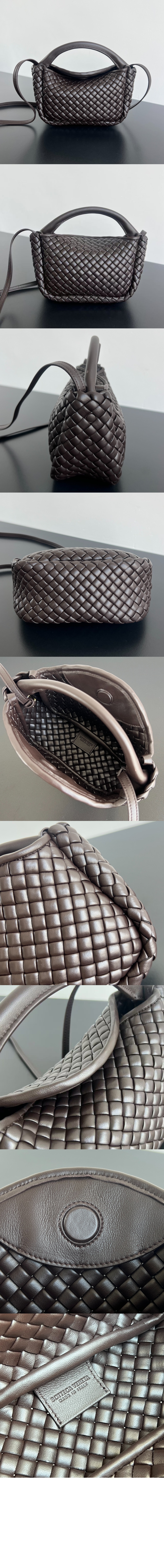 보테가베네타 미니 코블 탑 핸들백 805739