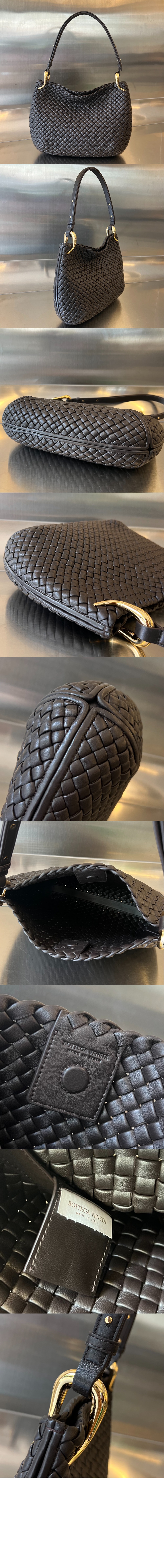 보테가베네타 라지 클릭커 숄더백 730969