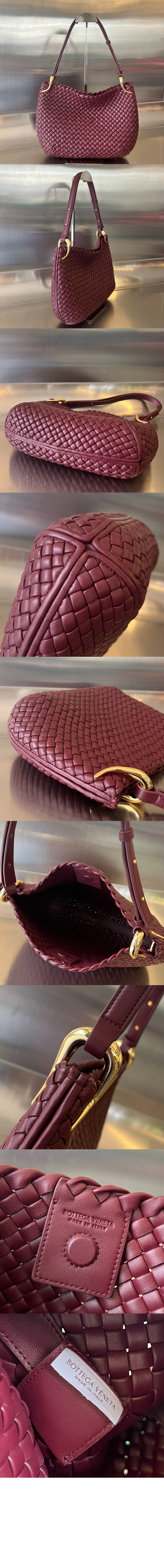 보테가베네타 라지 클릭커 숄더백 730969