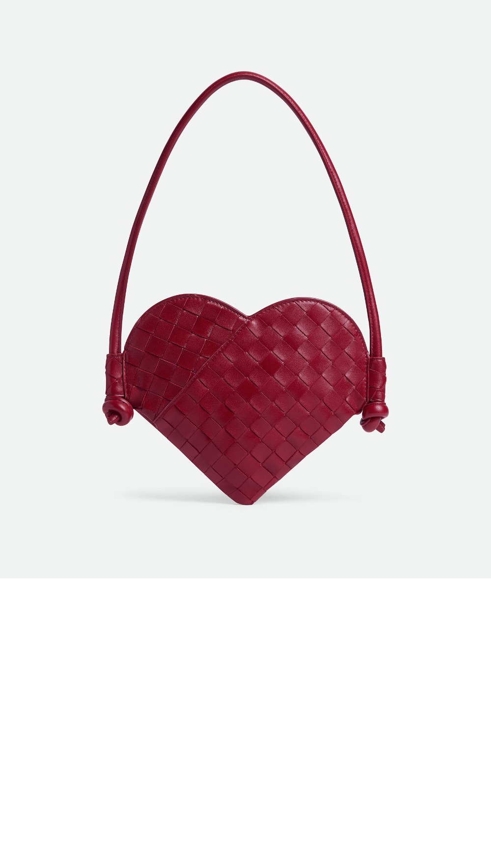 보테가베네타 미니 하트 토트백 796380