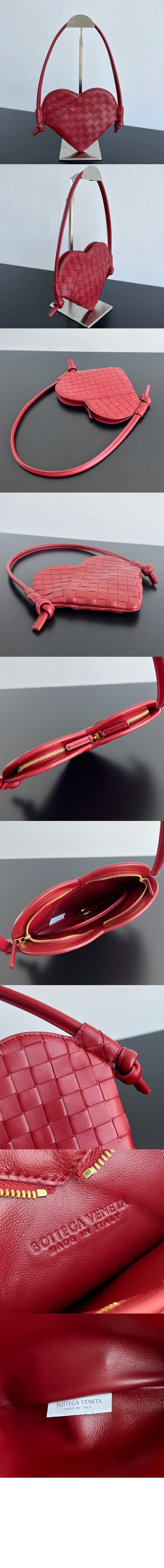 보테가베네타 미니 하트 토트백 796380