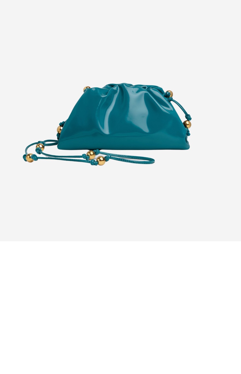 보테가베네타 페이턴트 파우치 680186