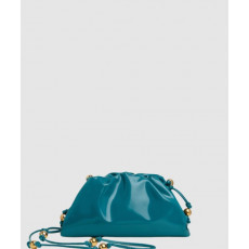 보테가베네타 페이턴트 파우치 680186