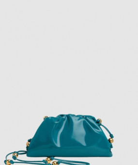 보테가베네타 페이턴트 파우치 680186