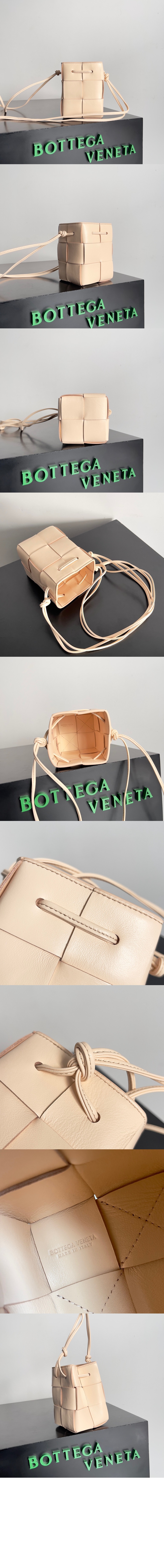 보테가베네타 카세트 미니 크로스바디 버킷백 680217