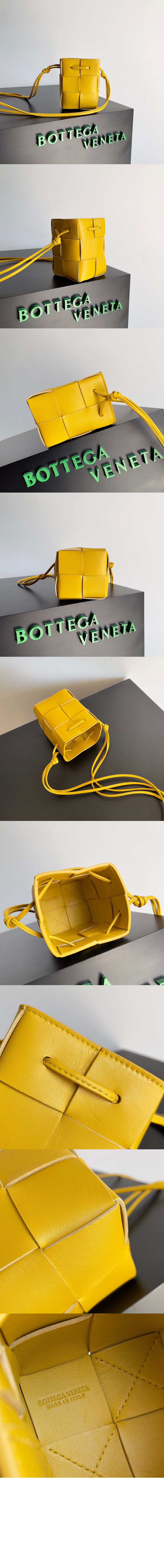 보테가베네타 카세트 미니 크로스바디 버킷백 680217