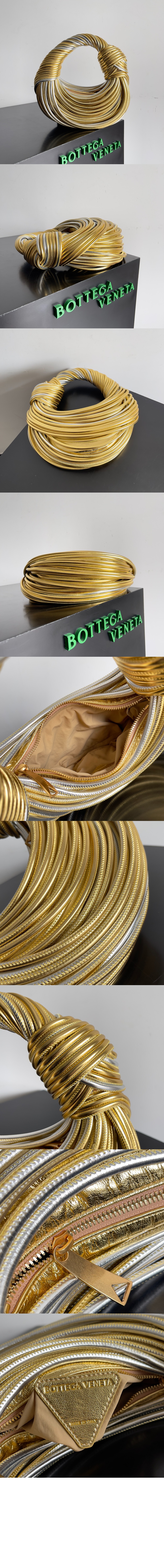 보테가베네타 메탈릭 미니 토트백 755540