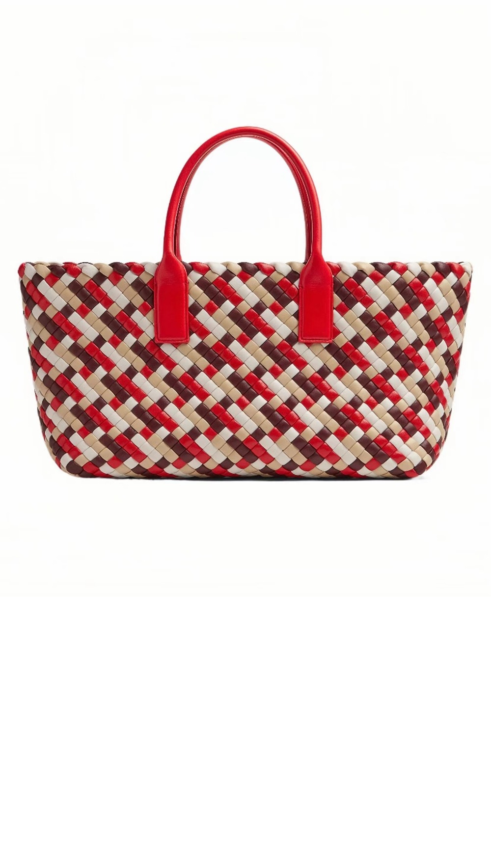 보테가베네타 마카롱 배색 바구니 가방 730315