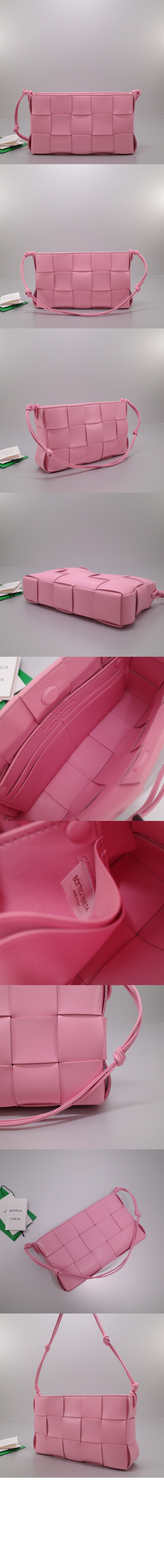 보테가베네타 스트랩을 갖춘 카세트 파우치 730543