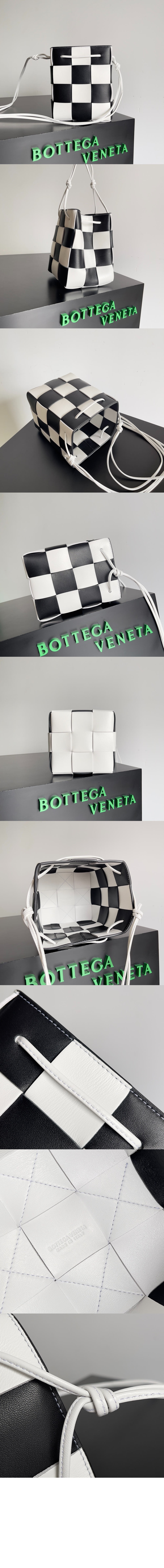 보테가베네타 스몰 카세트 크로스바디 버킷백 680218