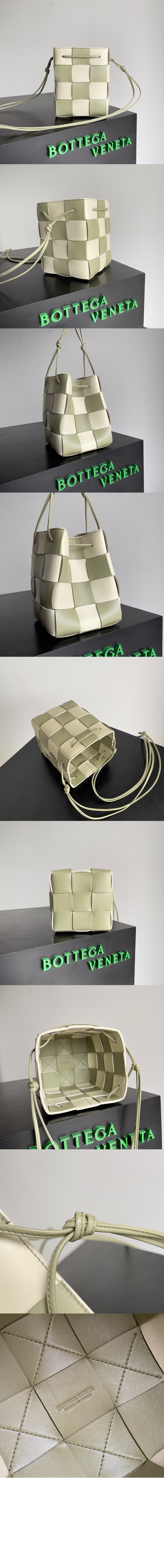 보테가베네타 스몰 카세트 크로스바디 버킷백 680218