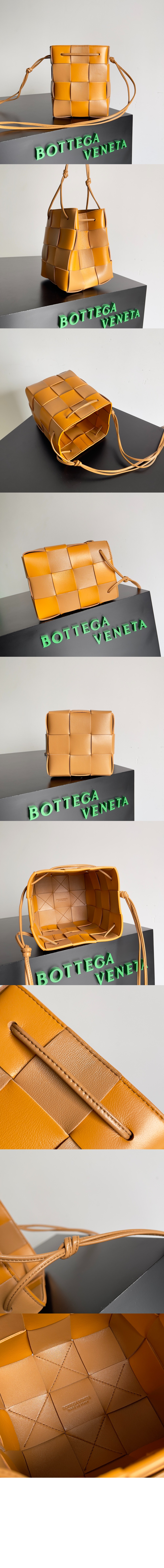 보테가베네타 스몰 카세트 크로스바디 버킷백 680218