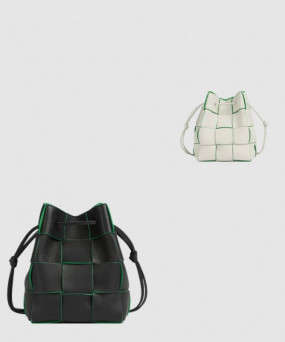 보테가베네타 스몰 카세트 크로스바디 버킷백 680218