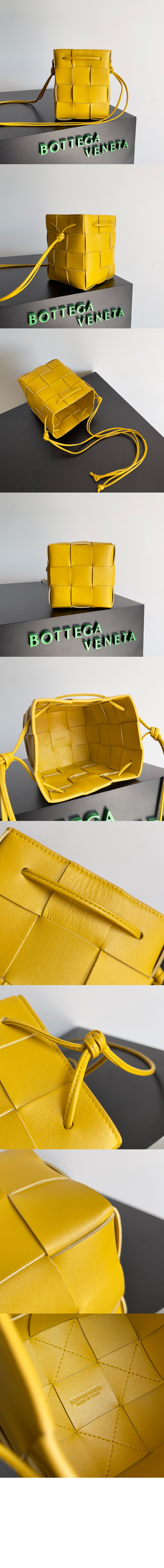 보테가베네타 스몰 카세트 크로스바디 버킷백 680218