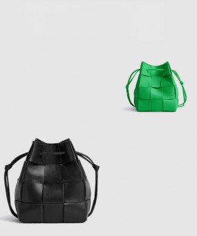 보테가베네타 스몰 카세트 크로스바디 버킷백 680218