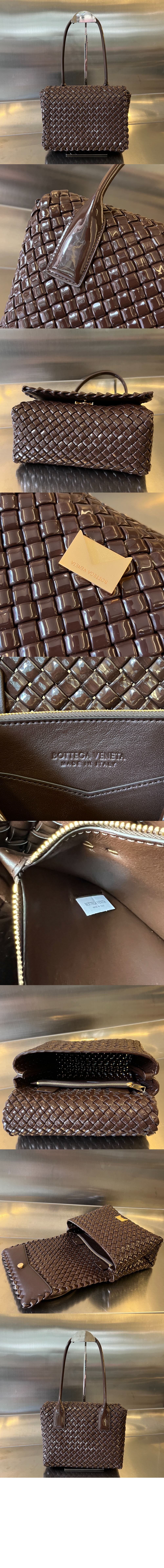 보테가베네타 패티 탑 핸들 백 709420