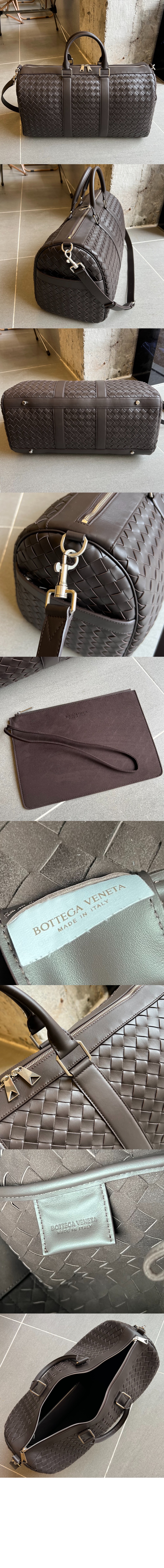 보테가베네타 인트레치아토 미디엄 더플 백 650066