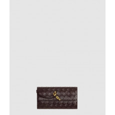 보테가베네타 라지 안디아모 플랩 지갑 741504