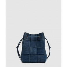 보테가베네타 스몰 카세트 크로스바디 버킷 백 743789