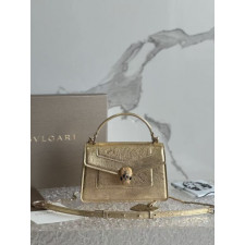 불가리 세르펜티 포에버 미니 톱 핸들 백 19X11X6CM