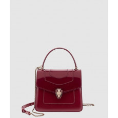 불가리 스몰 타조 가죽 체인백 383290