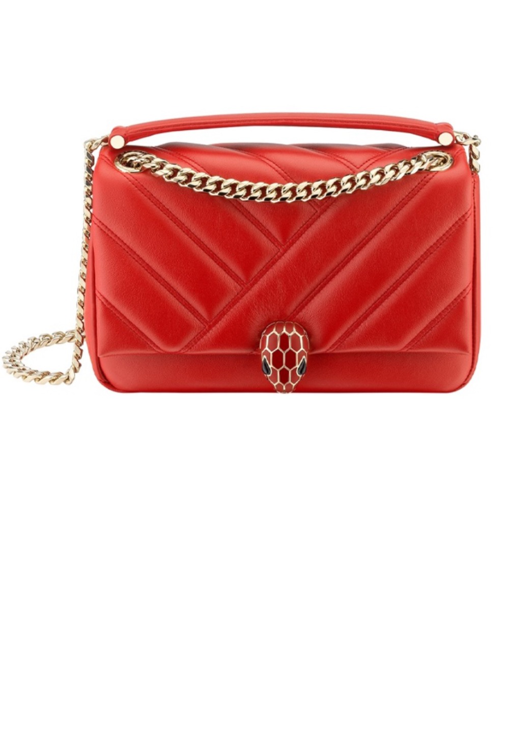 불가리 세르펜티 카보숑 미니 크로스 백 288718