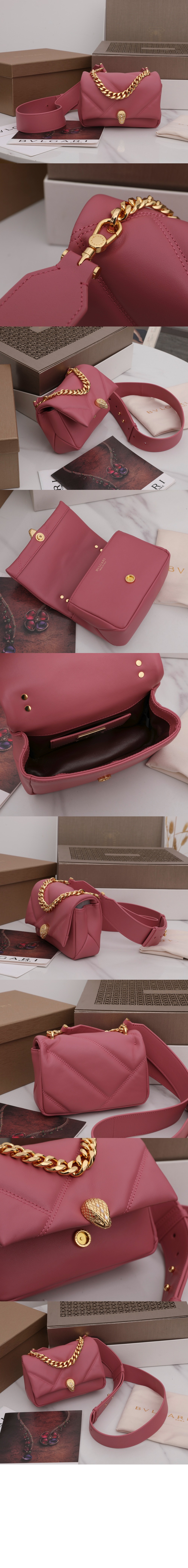 불가리 세르펜티 카보숑 미니 크로스 백 291084