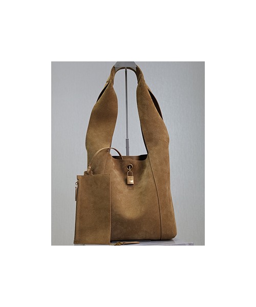 생로랑 탠저 패드락 팬던트 레더 숄더 773686