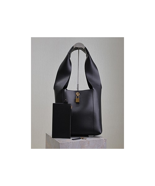 생로랑 탠저 패드락 팬던트 레더 숄더 773686