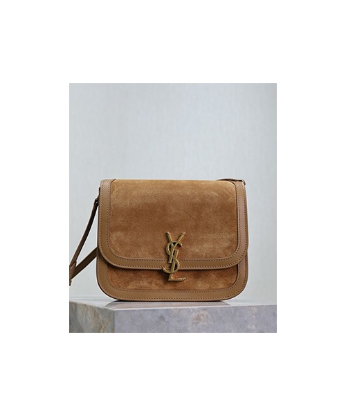 생로랑 솔페리노 미디엄 스웨이드 733704