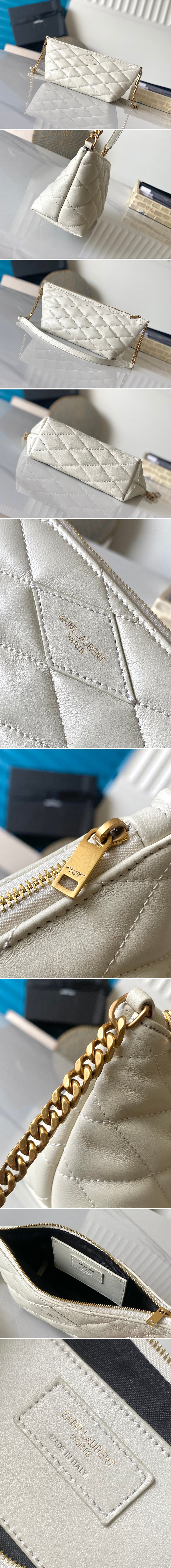 생로랑 가비 지퍼 숄더백