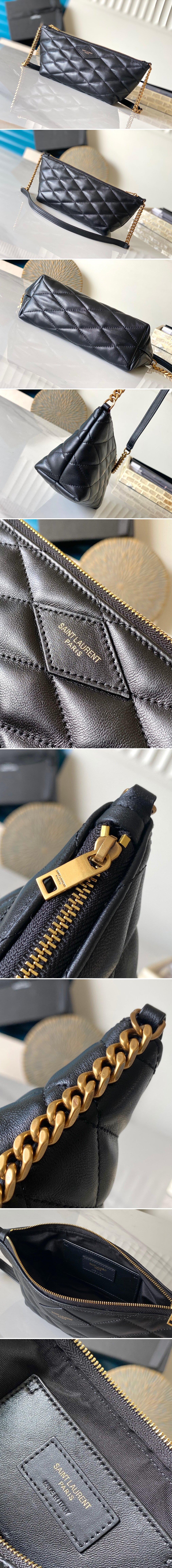 생로랑 가비 지퍼 숄더백