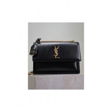 생로랑 선셋백 레더 미듐 금장