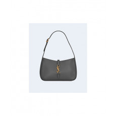 생로랑 LE 5 A 7 카바스 레더 호보백 그레이 골드