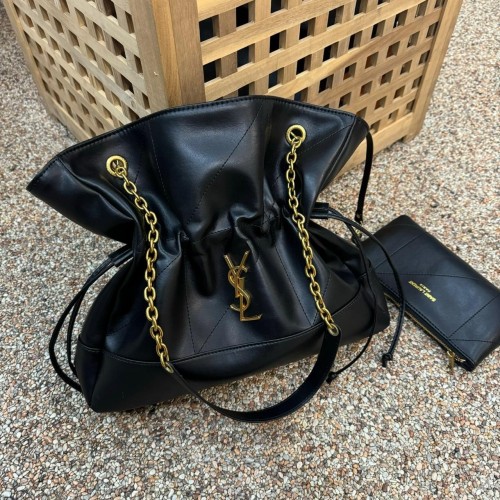 생로랑 스몰 제이미 퀼트 레더 숄더백 가로 : 27cm 세로 : 29cm