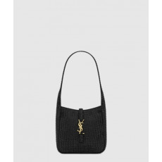 생로랑 실크 새틴과 크리스탈 소재의 유연한 le 5 à 7 베이비백 809464