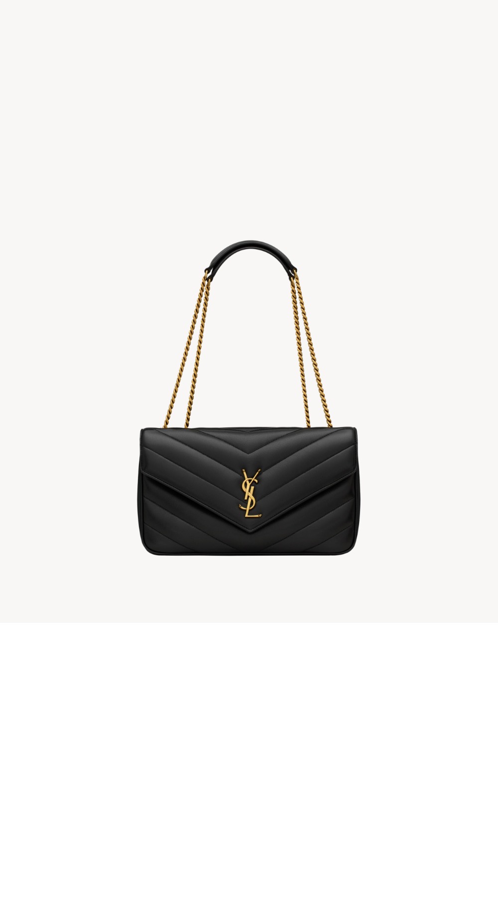 생로랑 matelassé 램스킨 소재의 loulou 미디엄백 801439