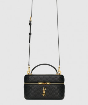 생로랑 램스킨 소재의 gaby 배니티백 766731