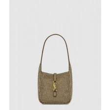 생로랑 실크 새틴과 크리스탈 소재의 유연한 LE 5 A 7 베이비백 809464