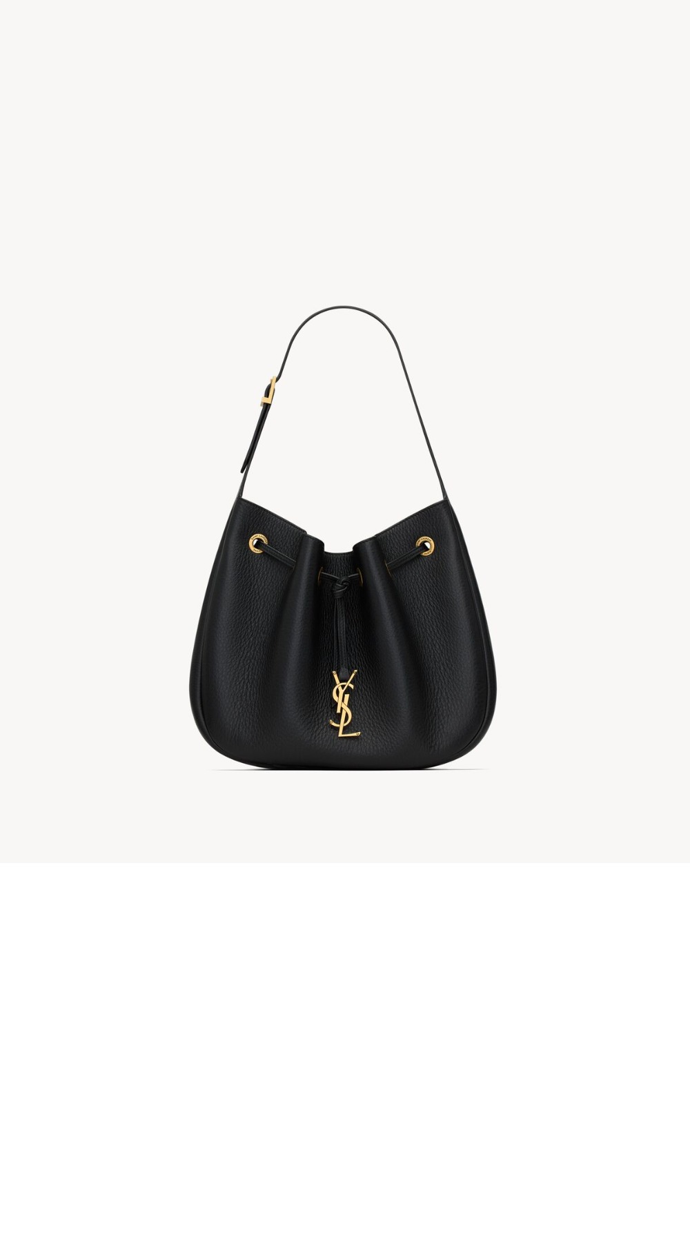 생로랑 그레인 가죽 소재의 PARIS VII 스몰 호보백 796626