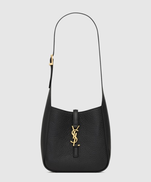 생로랑 그레인 가죽 소재의 유연한 LE 5 A 7 베이비백 809461