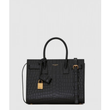 생로랑 엠보싱 크로커다일 가죽 소재 베이비 데일리백 421863