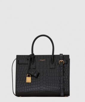 생로랑 엠보싱 크로커다일 가죽 소재 베이비 데일리백 421863