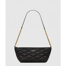 생로랑 퀼트 처리된 램스킨 소재의 지퍼 숄더백 755979