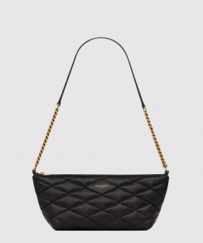 생로랑 퀼트 처리된 램스킨 소재의 지퍼 숄더백 755979