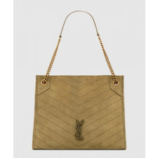 생로랑 스웨이드 소재의 NIKI 미디엄 쇼퍼백 577999