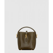 생로랑 유광 리자드 소재의 LE 37 미니백 765870