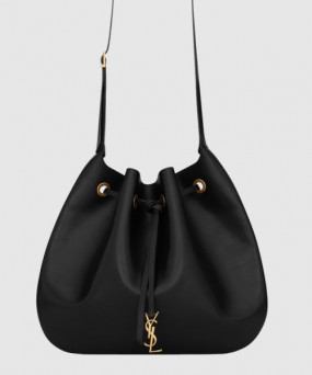 생로랑 스무스 가죽 소재의 PARIS VII 라지 플랫 호보백 697941